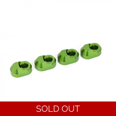 Suspension pin retainer, 6061-T6 aluminium (green-anodised) (4)